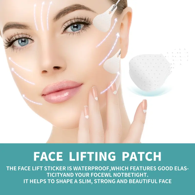【HOT SALE】 Stiker Wajah Anti Kerut Waterproof Instant Face Lift Tape - Pelangsingan Wajah Cepat 40pcs 1