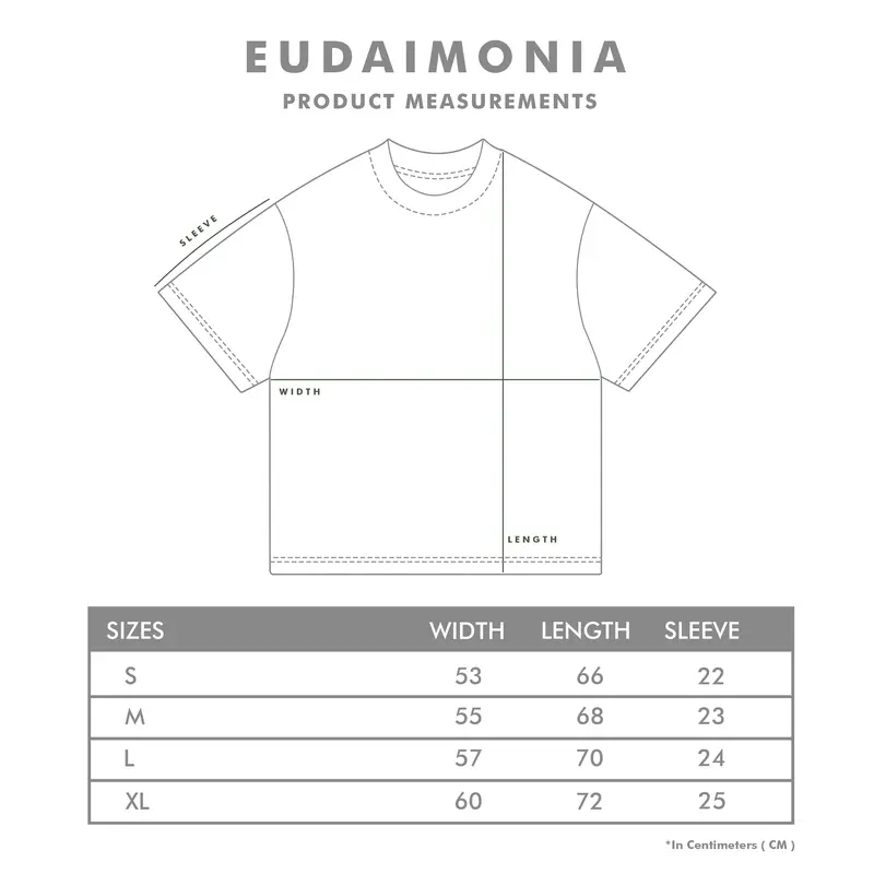 Eudaimonia - Boxy Fit Oversize Tee Print You Only Live Once Dark Brown Cotton Combed 7