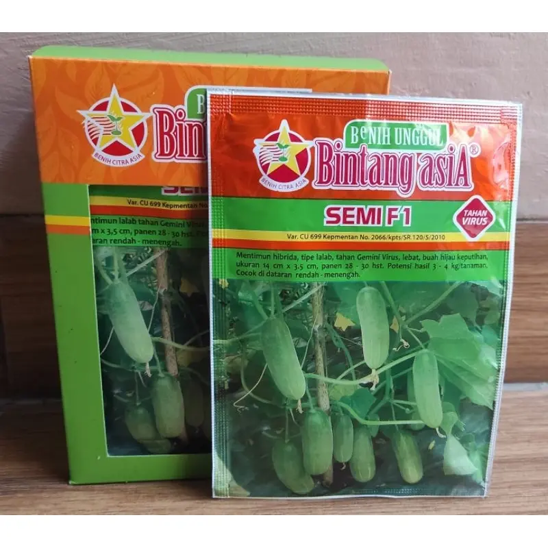 Benih timun SEMI F1 25 gram 100% original 0