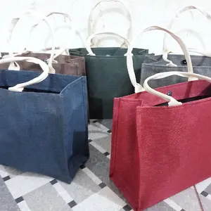 Tas Denim Pendek Hamper Kulot Katun Lunch Bag Bekal Shorts - Celana Wanita