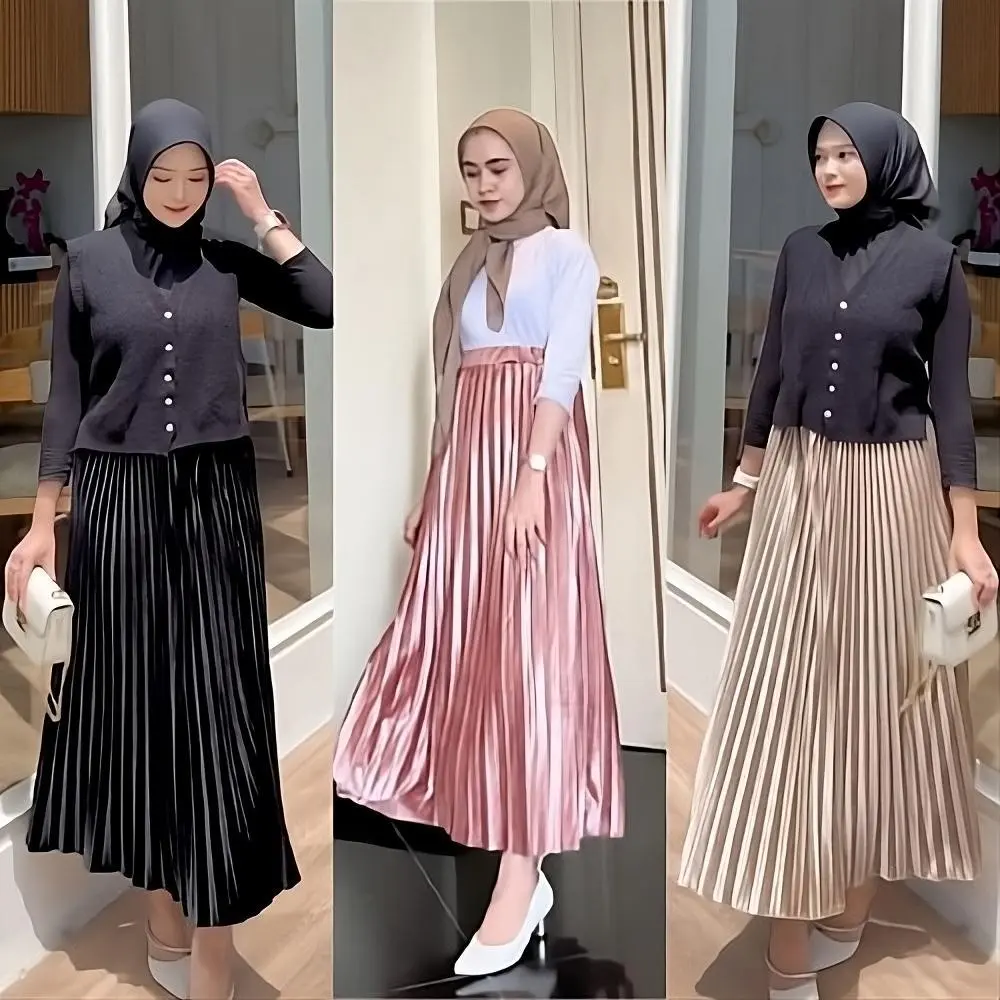 ROK WANITA BLUDRU VELVET MAYUNG PANJANG IMPORT PREMIUM KOREA