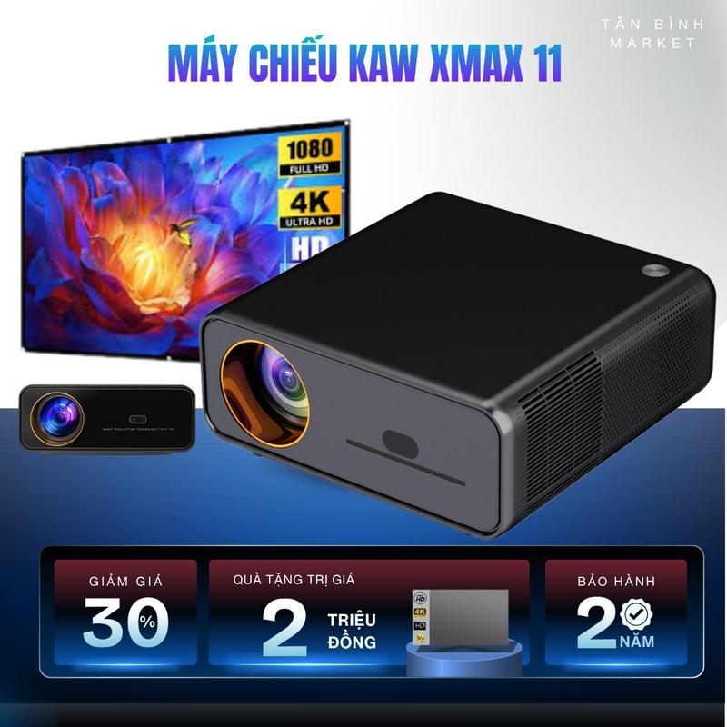  Máy chiếu cao cấp KAW XMAX11 – Google TV Androi 11 Bluetooth Bảo Hành Chính Hãng phù hợp gia đình văn phòng projector mini 4k 