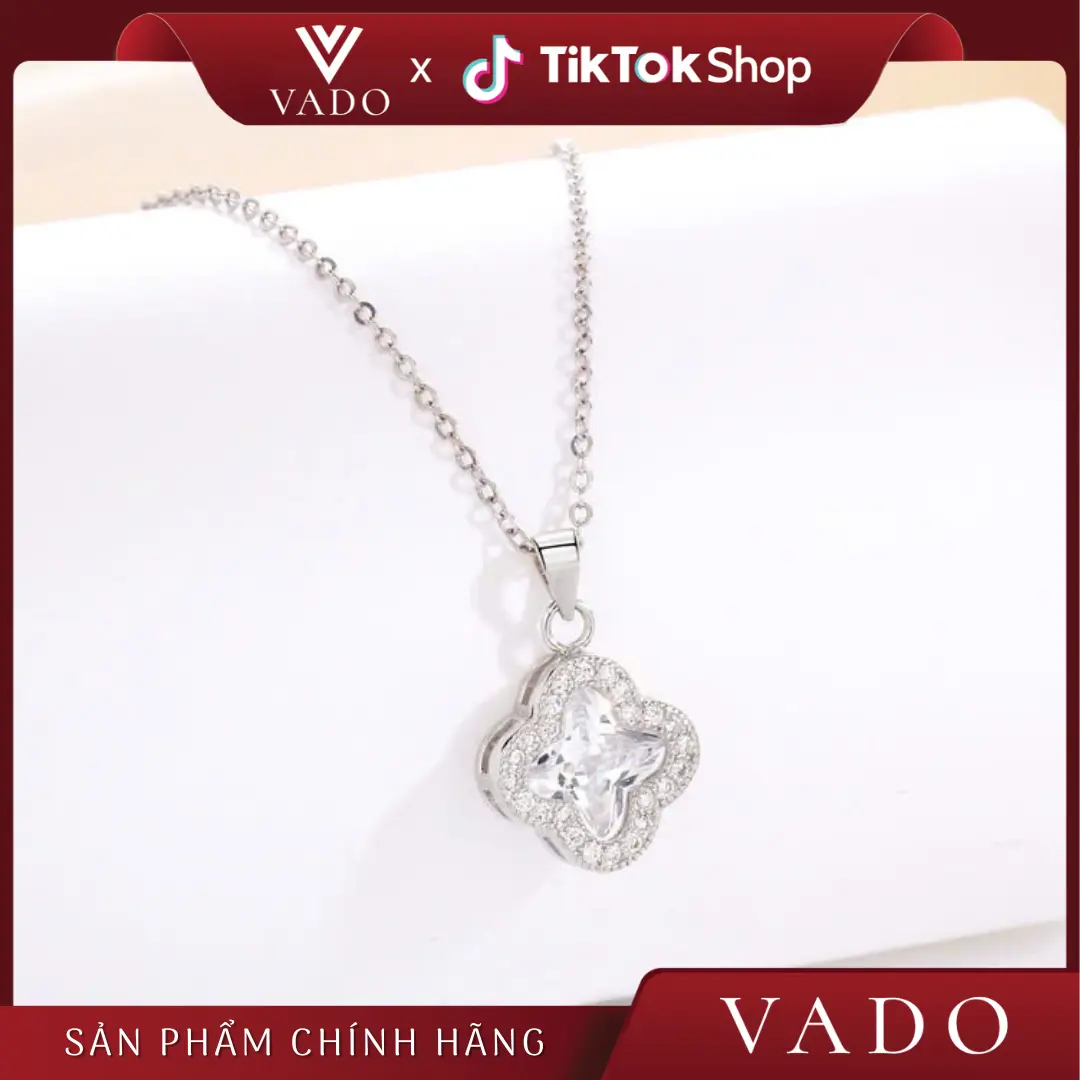 [LIVE - DÂY CHUYỀN HOA ĐÁ MÀU BẠC]  Dây chuyền Hoa Đá Màu Bạc HỢP KIM XI BẠC S925 phong cách nhẹ nhàng, sang trọng, có thể mang hằng ngày