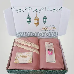 Hampers Mukena Lebaran - Mukenah Dewasa - Gift Box - Spesial Idul Fitri Lengkap - Mukena Rayon