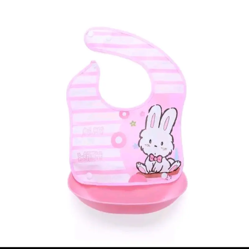 BIB/SLABBER Silikon waterproof/ Celemek makan bayi anti air 0