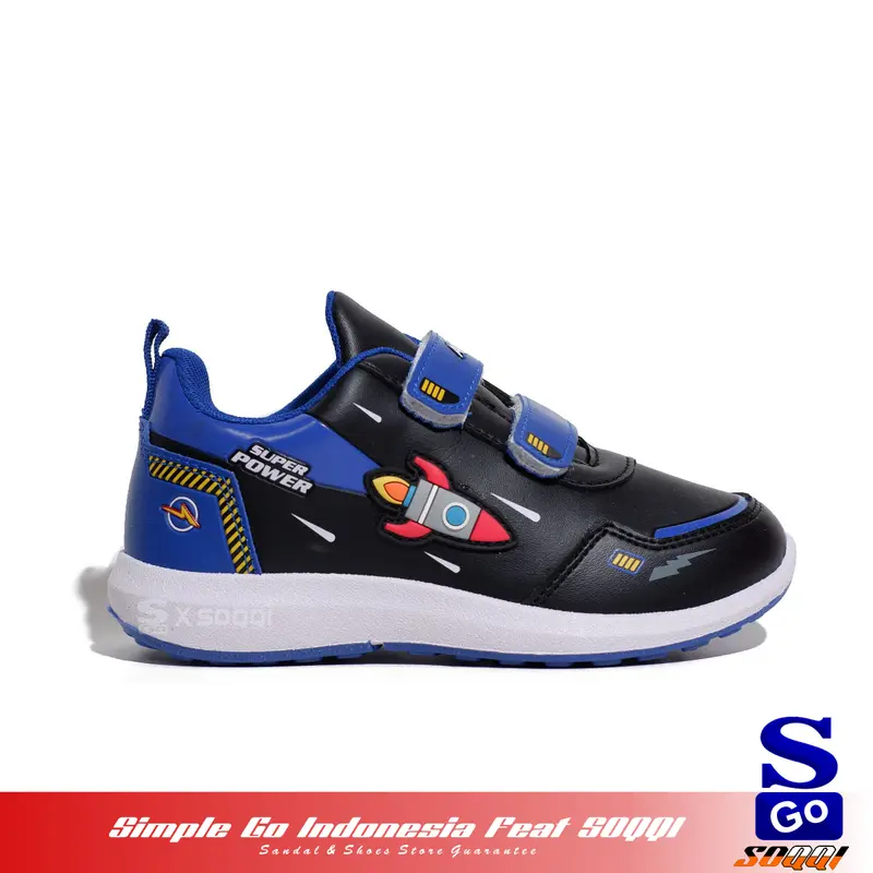 Sepatu Sneakers Anak Laki-laki Ando Dino Land KARAKTER DINOSAURUS