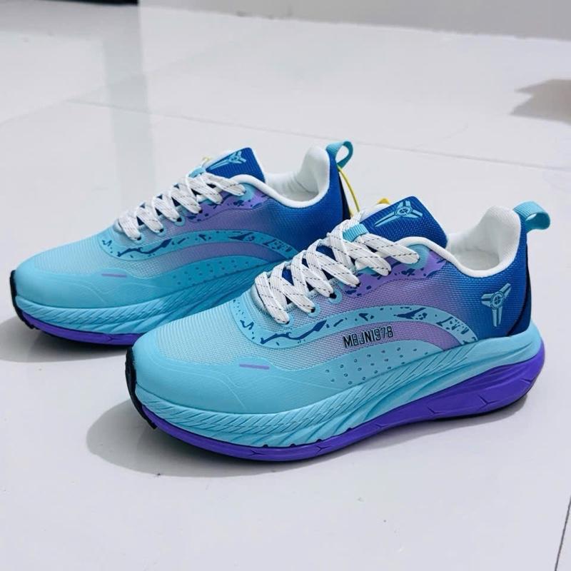 H-95 GIÀY THỂ THAO CẶP NAM  NỮ MÀU XANH DƯƠNG PHONG CÁCH HÀN QUỐC ÊM CHÂN,THOÁNG KHÍ ĐẾ HƠI Sneaker Shoes H-95