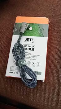 Product Review of Kabel USB Type C / Lightning JETE CA1 Fast Charging - Garansi Resmi 2 Tahun Biru Laptop Panjang from M**3 0