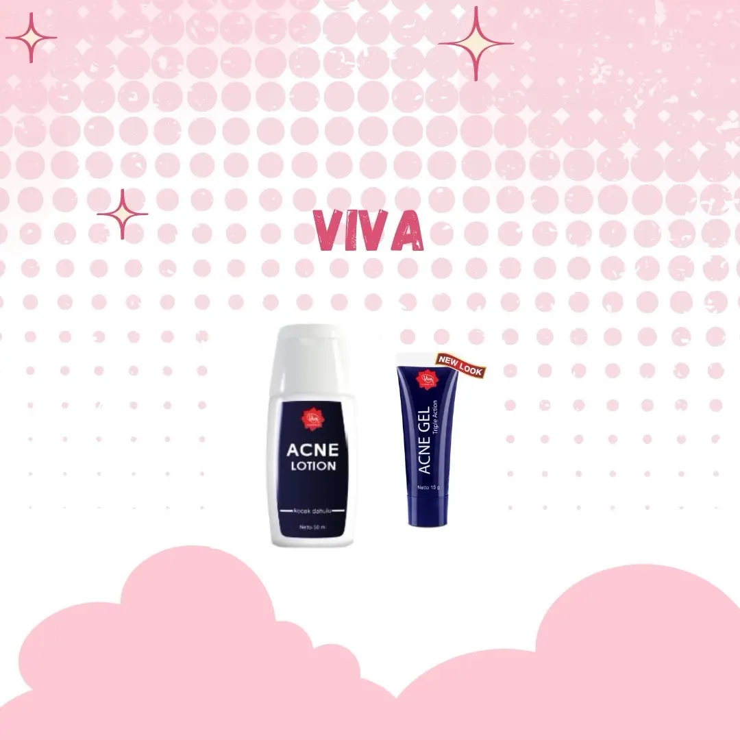 VIVA Acne Lotion 30 ml | Acne Gel Triple Action 15 gr