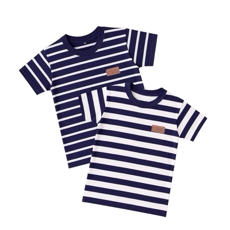 Kaos anak stripe navy series polca Fashion
