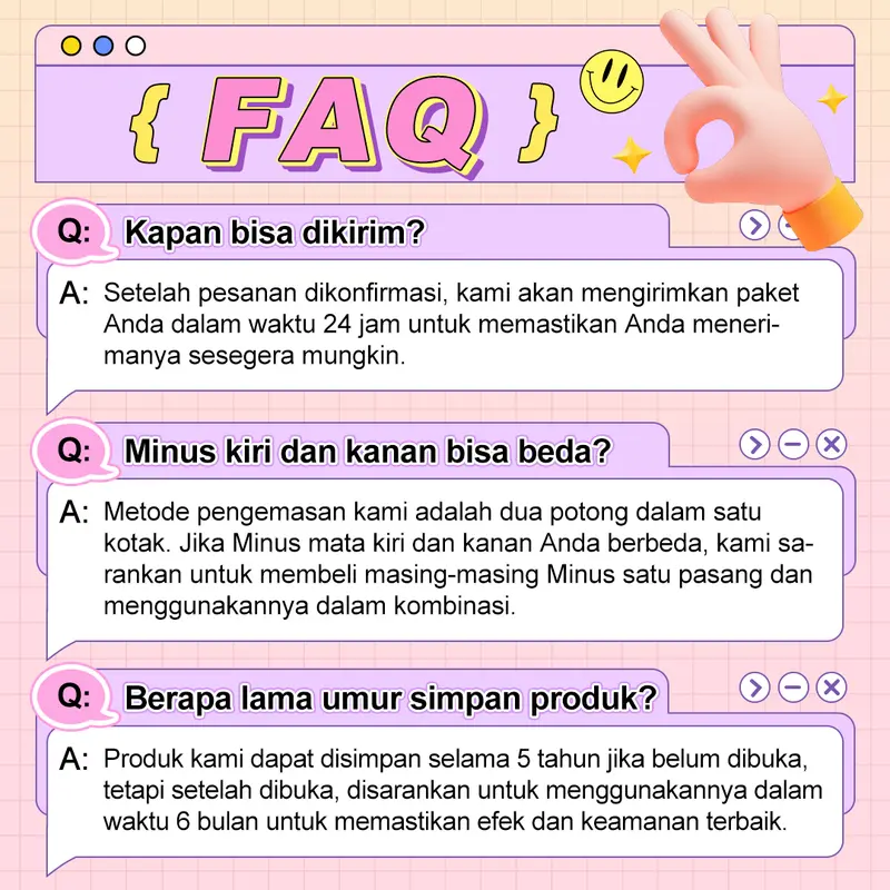 【COD】Magister OMG Softlens Minus 14mm (0.00 s/d -6.00) Sepasang Lensa kontak Kadar Air 38% Soflens minus Soflen minus Contact Lens Eye Brown 8