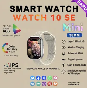 Official Smartwatch 10Pro Max 100% Baru Original dengan Layar 2.3" HD AMOLED Waterproof Bluetooth Call Pengisian Nirkabel & Monitor Detak Jantung