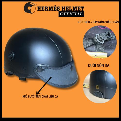 Nón mũ bảo hiểm xe máy nam nữ nửa đầu CHÍNH HÃNG CAO CẤP BAO ĐẬP có lỗ thống gió 0
