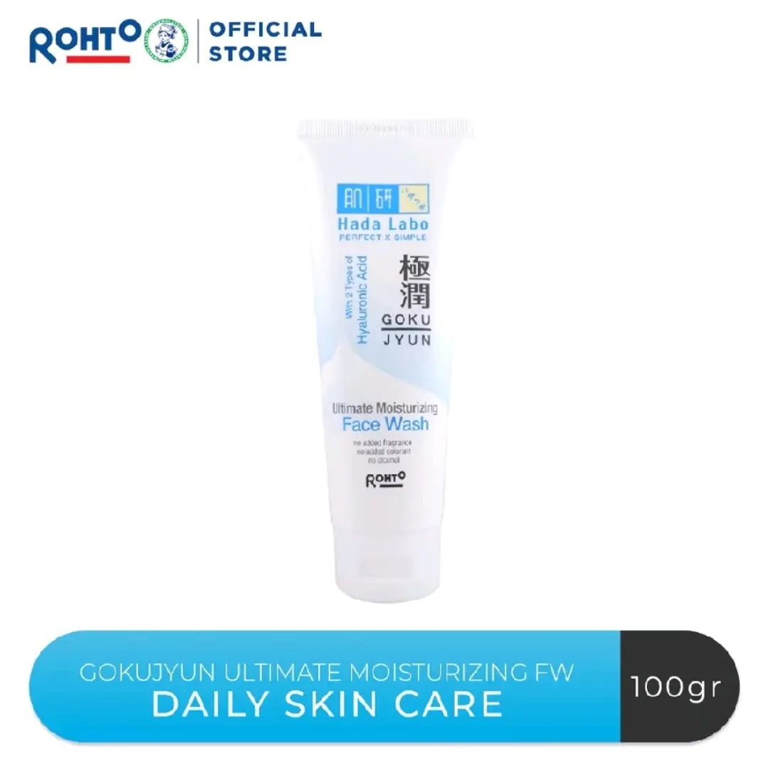 Hada Labo Shirojyun Ultimate Whitening Face Wash - Sabun Cuci Muka Membersihkan Wajah