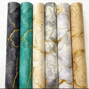 WALLPAPER DINDING TERMURAH WALLPAPER RUANG TAMU DAN KAMAR MARMER KOMBINASI 4 METER X 45CM