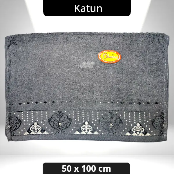 Handuk Katun Tanggung 50x100 Ohanna Tebal Menyerap Air Lembut Cocok Untuk Travel 7