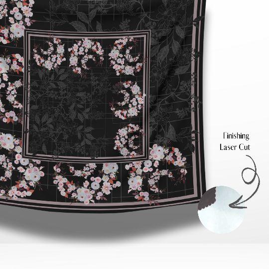 Hijab Segi Empat Voal Motif Series Sabrina Kerudung