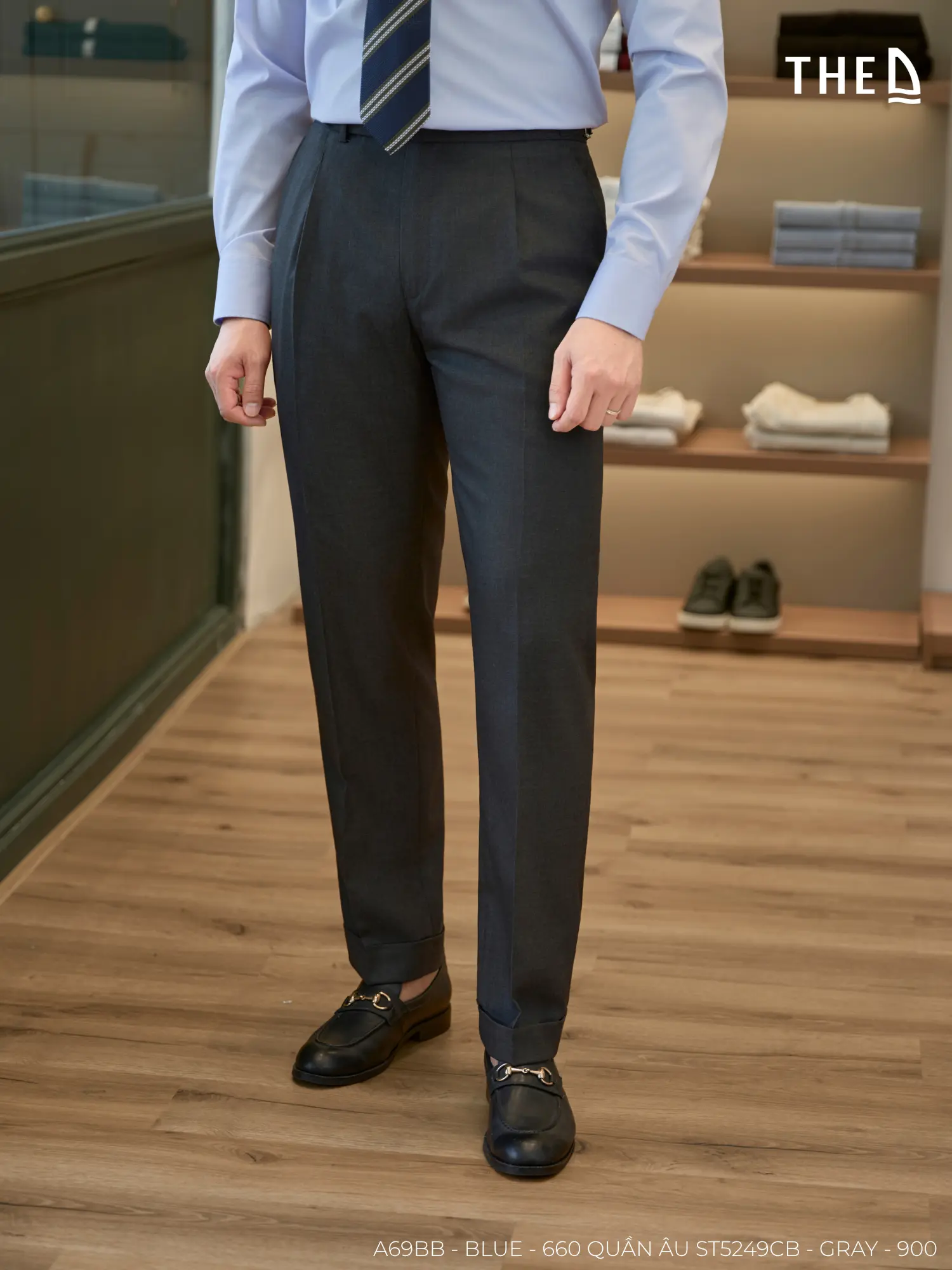 QUẦN ÂU SIDE TAB THE D, Form Regular fit, Chất liệu: Cotton Polyester Spandex, Quần âu ST5249CB | BigBuy360 - bigbuy360.vn QUẦN ÂU SIDE TAB THE D, Form Regular fit, Chất liệu: Cotton Polyester Spandex, Quần âu ST5249CB | BigBuy360 - bigbuy360.vn