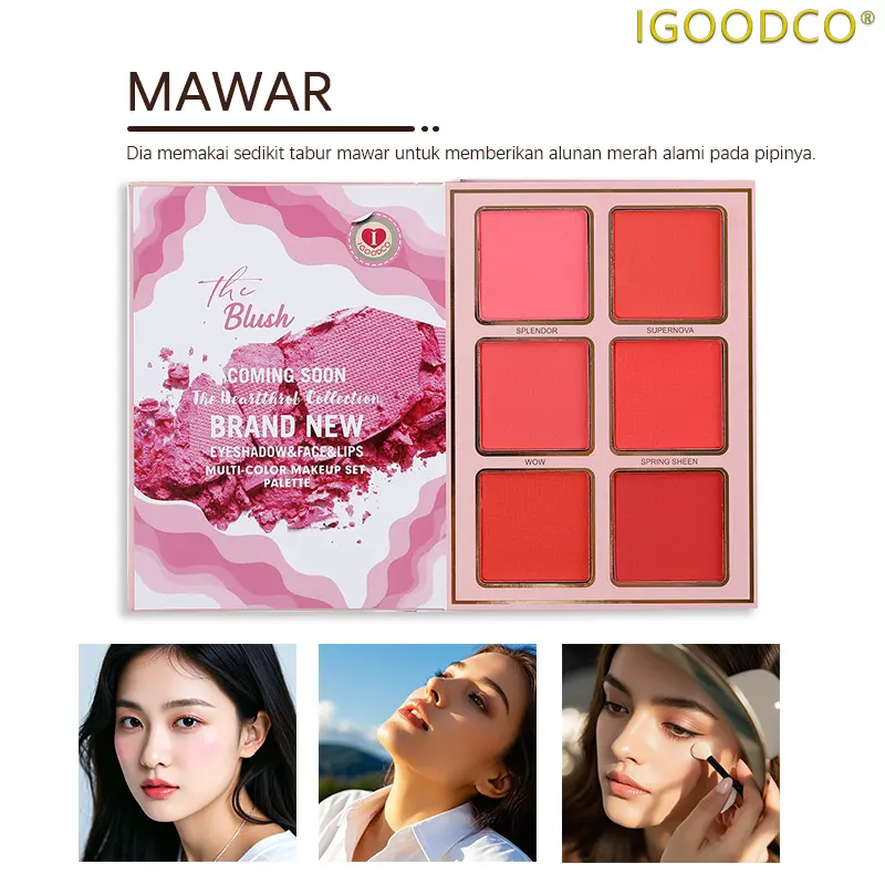 IGOODCO 78 color eye shadow board series matte flash multi-color palette Eyeshadow 4