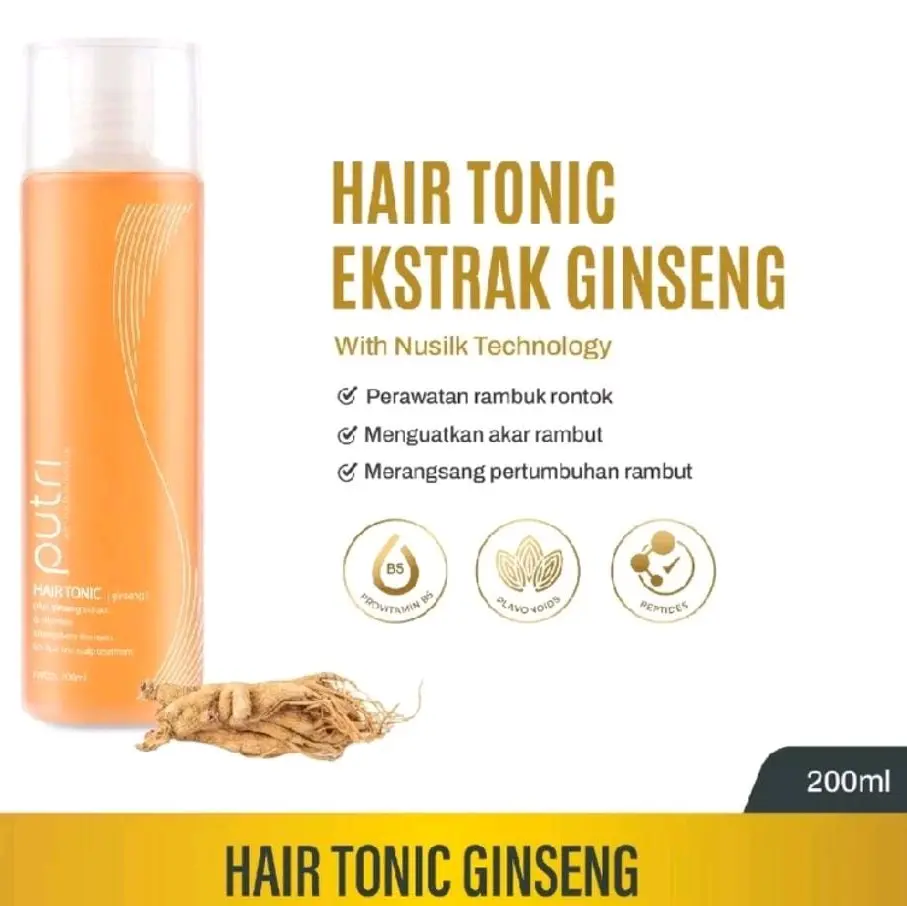 Hair Tonic Extrak Gingseng Putri 200 ml