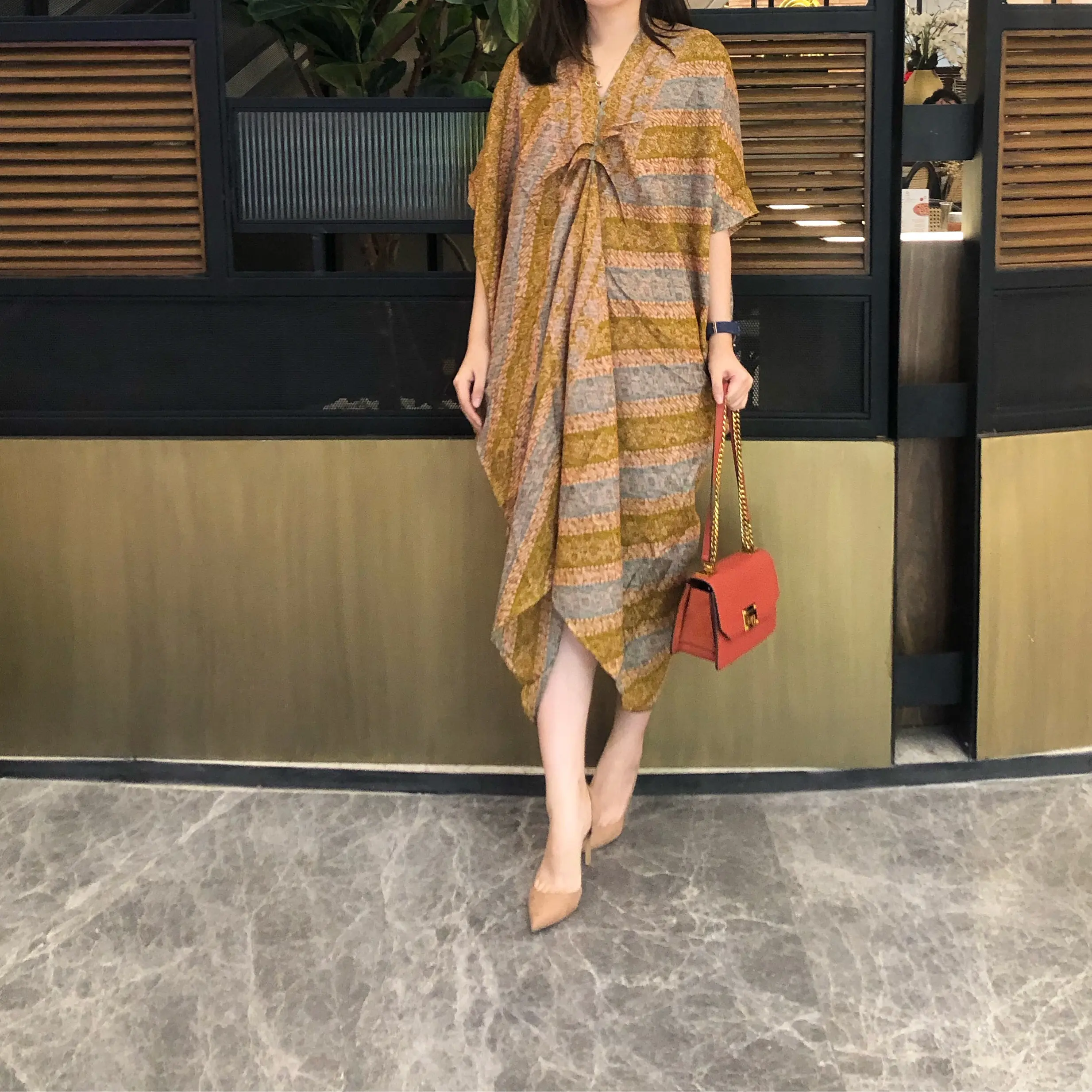 Lausboutique-Eid Kaftan Viscose-Kaftan Batik