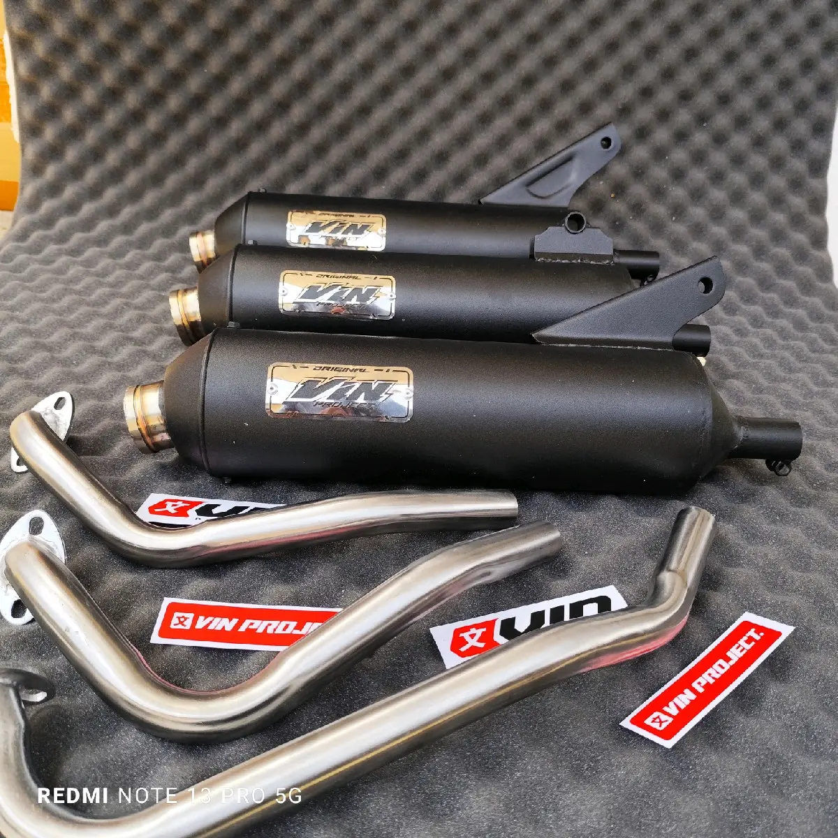 Knalpot Saringan Bor 3x3 Out 50 Tipe Luster ORIGINAL VIN PROJECT fullsistem Beat scoopy vario 125 vario 150 mio nmax aerox pcx stanndat racing bass adem Baud Baut Mesin Motor Motorcycle Slincer