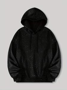 Sudadera con capucha de mujer con lentejuelas, suéter elegante para uso casual, diseño brillante y con brillo para ser moderno