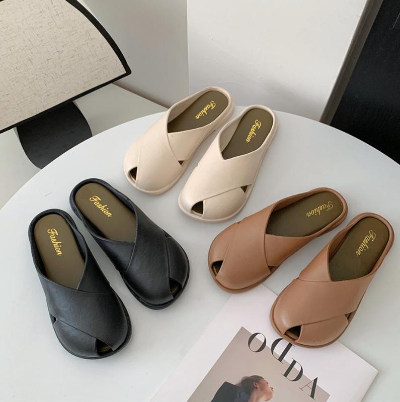 Giày Sục Trượt Thoải Mái Trang Trí Dành Cho Nữ Cỡ Tăng 1 Giày Đi Bộ Dép Xăng Đan Mùa Hè Thoải Mái Thích Hợp Cho Bé Gái DéP Shoes