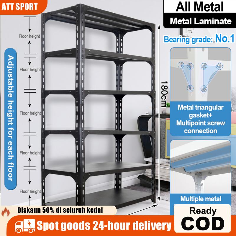 【ATT】3/6 Tier Metal Boltless Rack Home kitchen Store Storage - TikTok ...
