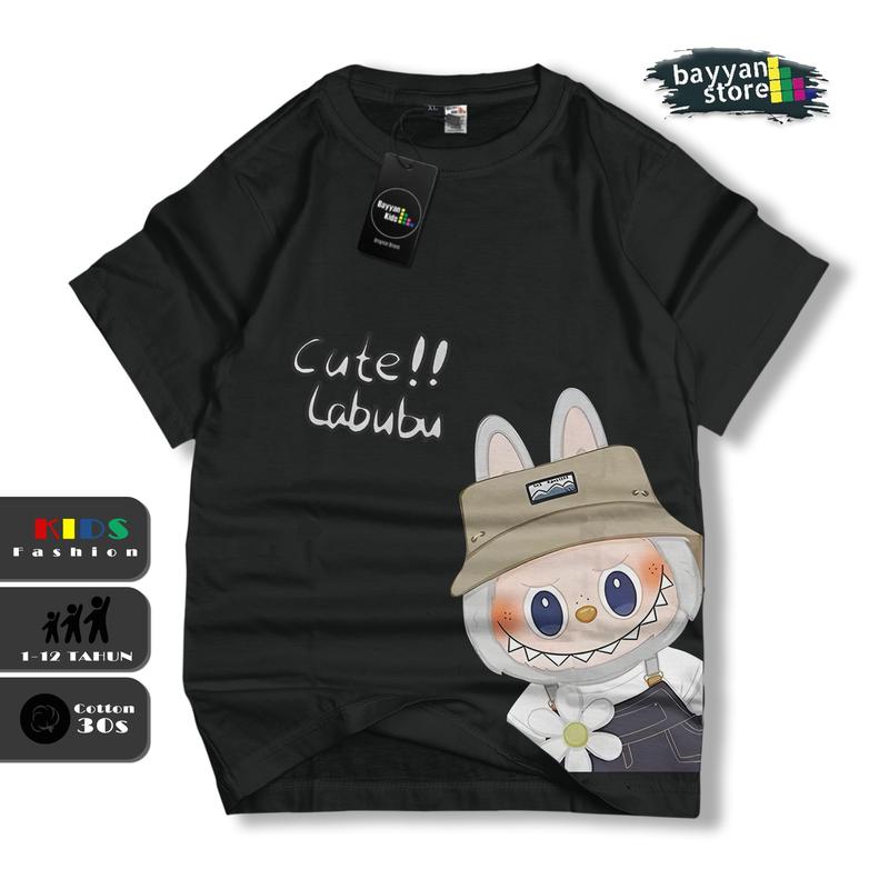 Bayyan Kids Baju Anak Edisi Labubu Umur 1-12 Tahun Bahan Katun Soft 30s Bayyan Kids Baju Anak Edisi Labubu Umur 1-12 Tahun Bahan Katun Soft 30s
