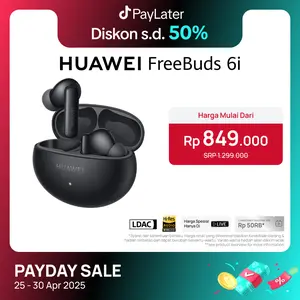 HUAWEI FreeBuds 6i TWS | Intelligent Dynamic ANC 3.0 | Punchy Bass | 35-hour Battery Life