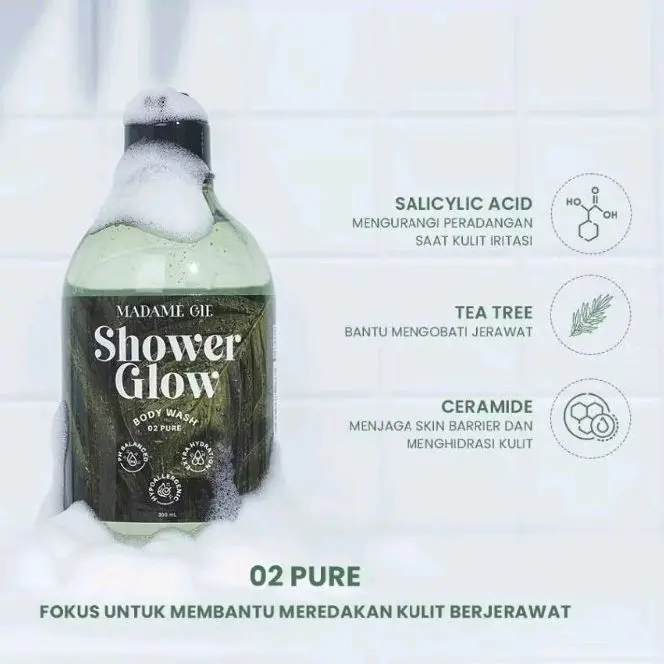 Madam Gie Shower Glow - Hypoallergenic Sabun Mandi 4