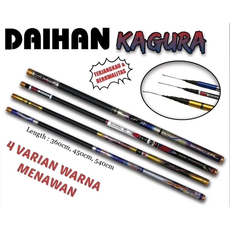 Joran Tegek Daihan Kagura 360 s/d 630 Carbon