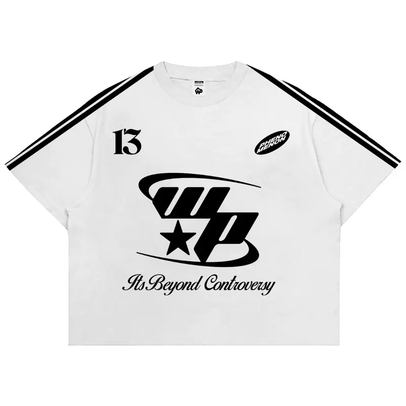 WoopieProject Kaos Boxy fit Oversized Tshirt Phenomenon Hitam Putih Pria Wanita Katun Combed 20s 200-205gsm 2