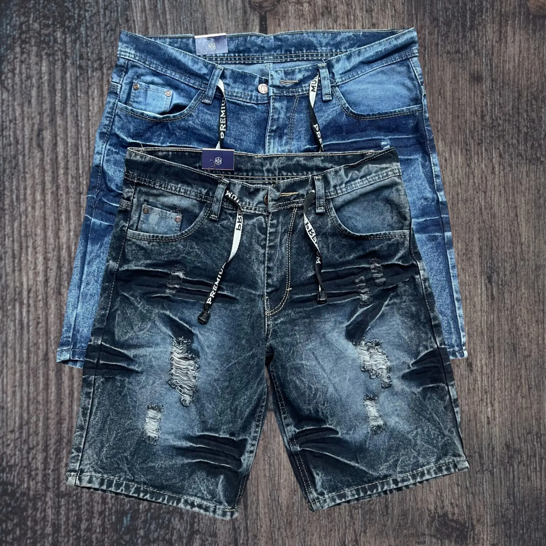 celana jeans pria ringkel sobek size jumbo 27-38