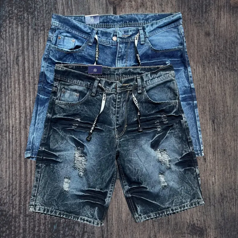 [PAKET HEMAT] 100rb dapat 2 - celana jeans pria ringkel sobek size  27-38 jumbo 1
