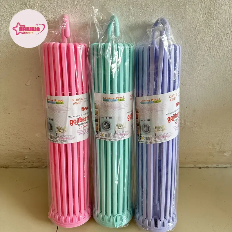 Folding stick Gijiberry Lemony 20 stick/folding 20 stick lemony/gantungan putar/gantungan putar 20 stick/jemuran baju bayi/pengering baju bayi 0