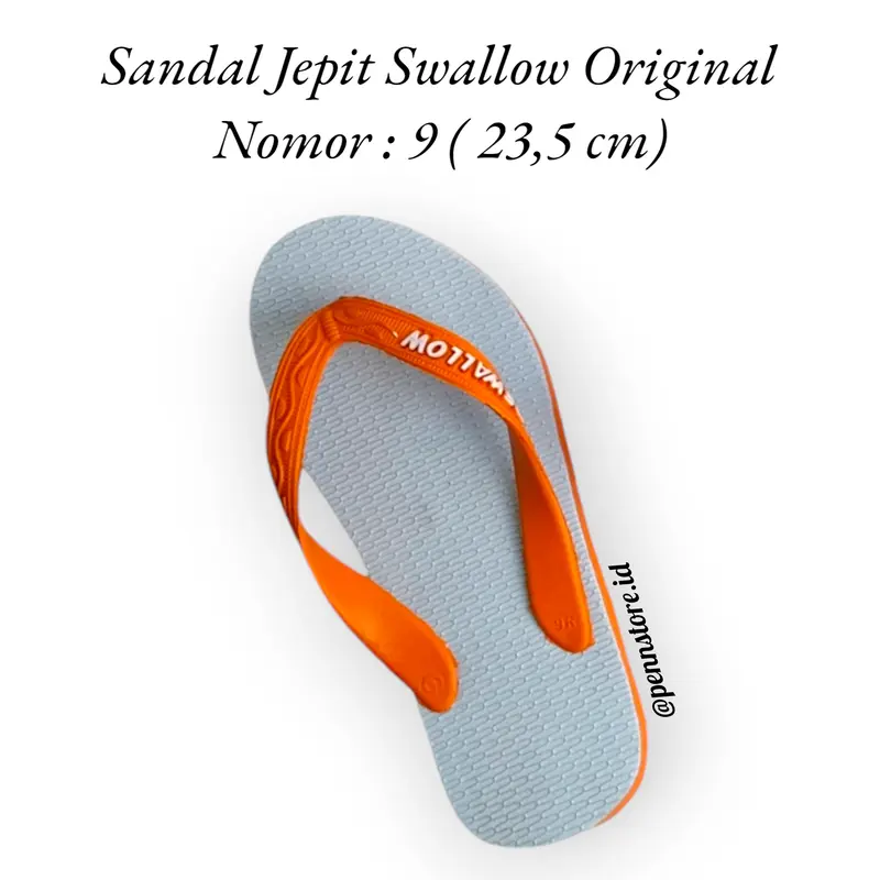 Sandal Jepit Swallow Original (Nomor 9 - 12) Sendal Karet 1