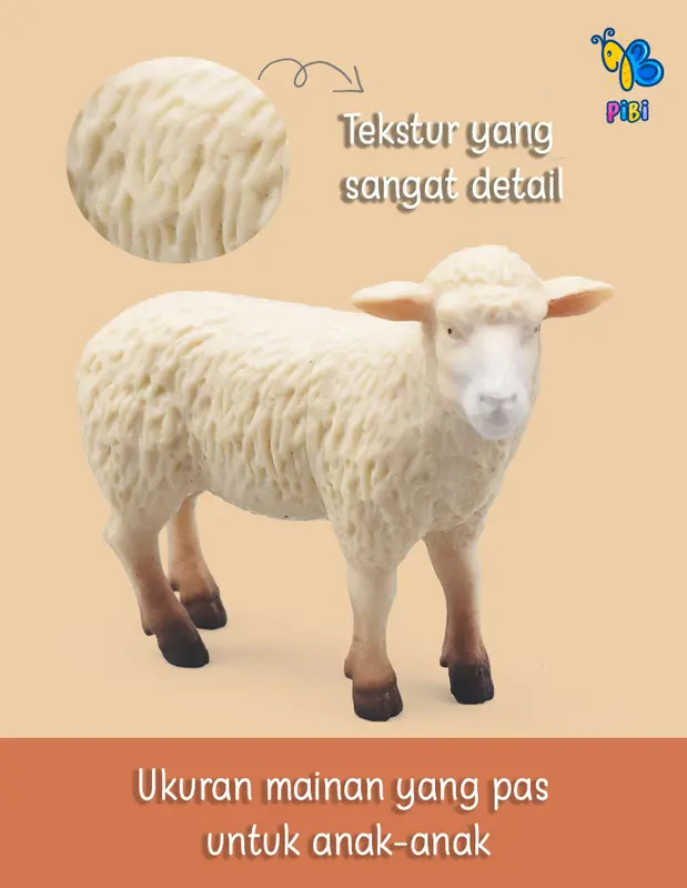 PIBI - Animal Family / Farm Animal / Mainan Hewan Ternak / Mainan Edukasi Anak 2
