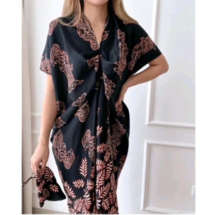GBF Kaftan Wayang Lebaran | Baju Lebaran Terbaru Kaftan Wanita Muslim 4
