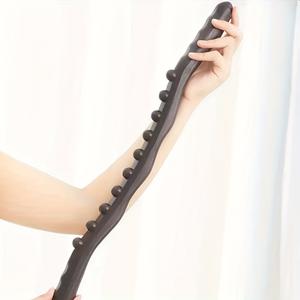 家庭用 十九珠 鍼マッサージスティック、背中・首・腰マッサージャー、疲労改善、腹部脂肪減少、簡単操作