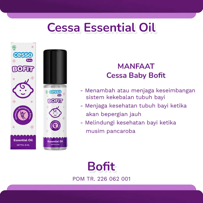 B.Buy 2 Get 3 - Cessa Baby Happy Nose 8 Ml & Baby Bofit 8 Ml Free Fresh Baby Cologne 100 Ml 2
