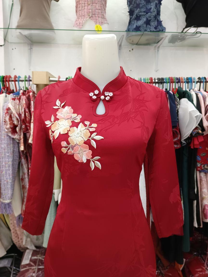 DRESS CHEONGSAM SAKURA IMLEK 2026 IMPORT PREMIUM HIGH QUALITY