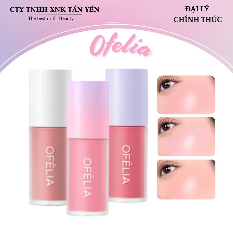  Má Hồng Dạng Kem OFELIA Lolli Liquid Blush 4.3g  LB2 - LB10 - LB13  