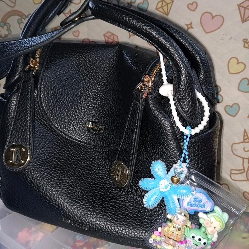 keychain pouch manik clay resin 2