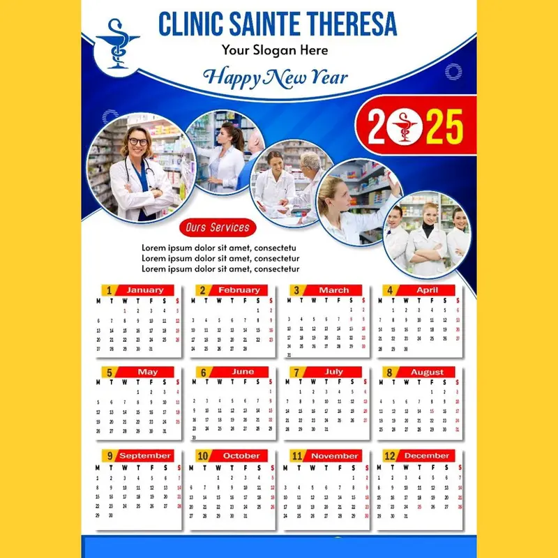 Kalender Custom Satu Lembaran Untuk Pribadi, Komunitas, Toko, Usaha, Lembaga, Dinas, dll Foto 0