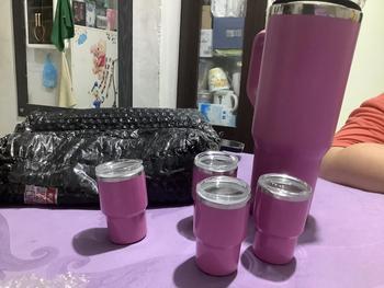 Product Review of Aveline 5in1 Tumbler Botol Cangkir Thumbler Stlainless Steel SUS 304 Botol Bottles Biru Set Gelas Small Vacuum X NEXXIO from M** L**5 0