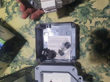 Product Review of COD Stop Kontak IP66 Waterproof Outdoor Wall Socket Box Kotak Tahan Air Hujan Anti Debu stop  kontak from I**o 2