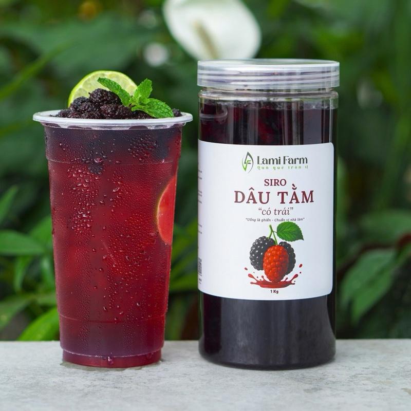 Nước cốt dâu tằm có trái siro dâu tằm từ trái cây tươi vị chua ngọt 1kg Đường