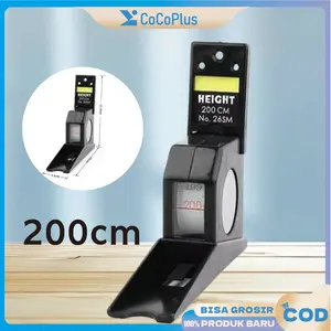 Stature Meter Alat Cek Ukur Tinggi Badan 2 Meter Pengukur Staturemeter Retractable Tape